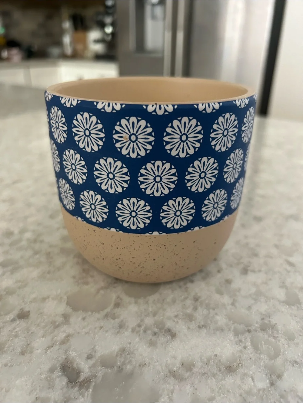 “New”Northern Lights Blue Floral Candle 18oz